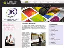 Tablet Screenshot of jandkprintinginc.com